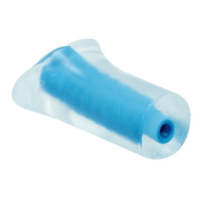 Finta vagina artificiale masturbatore maschile in TPE per uomo Blue Sex Toys