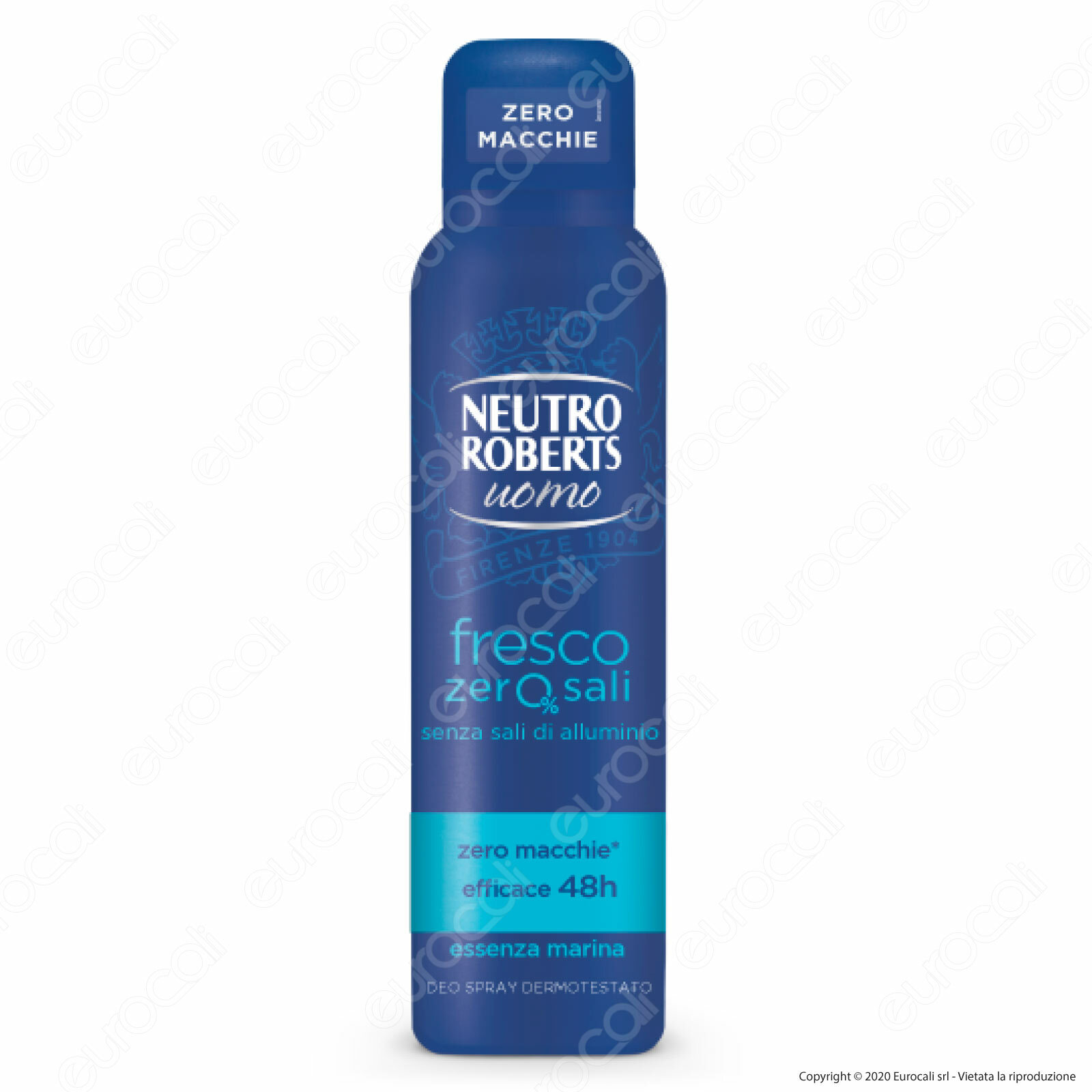 Neutro Roberts Deodorante Uomo Spray 0% Sali Essenza Ambrata 48h 150ml
