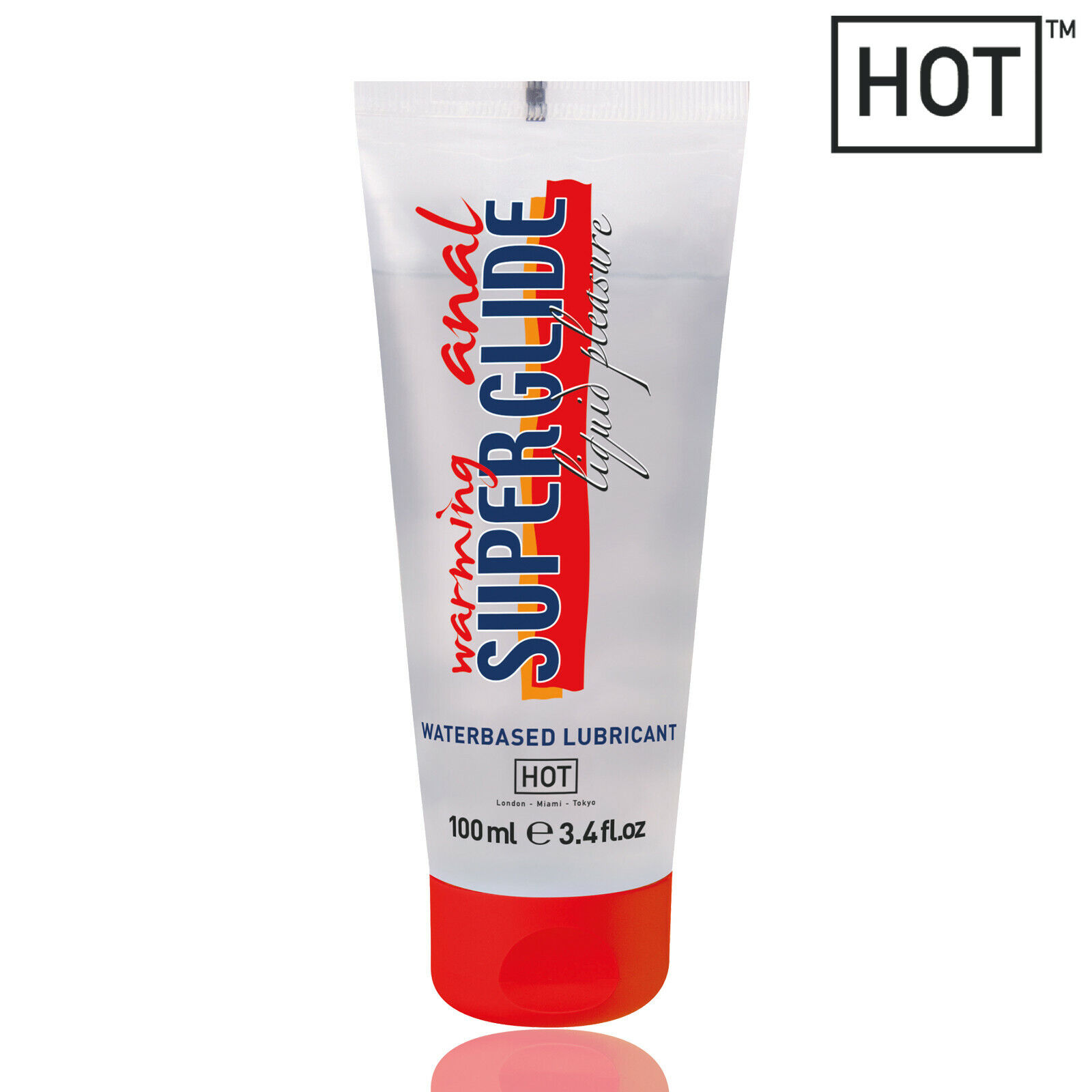 HOT Anal Superglide Warming Waterbased Lubricant Lubrificante Anale Riscaldante