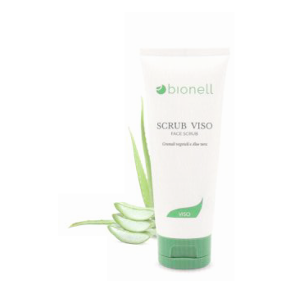 SCRUB Viso professionale GRANULI VEGETALI ALOE VERA BIONELL esfoliante 100 ml
