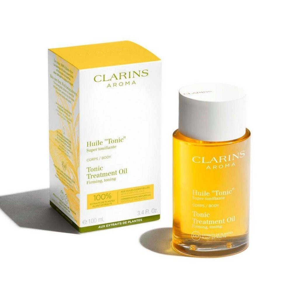 CLARINS TONIC BODY TREATMENT OIL 100% PURE PLANT EXTRACTS FIRMING TONING - 100ml