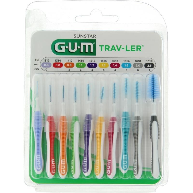 Sunstar Gum Trav-Ler Kit 10 Scovolini da 0.6mm fino a 2.6mm 1699
