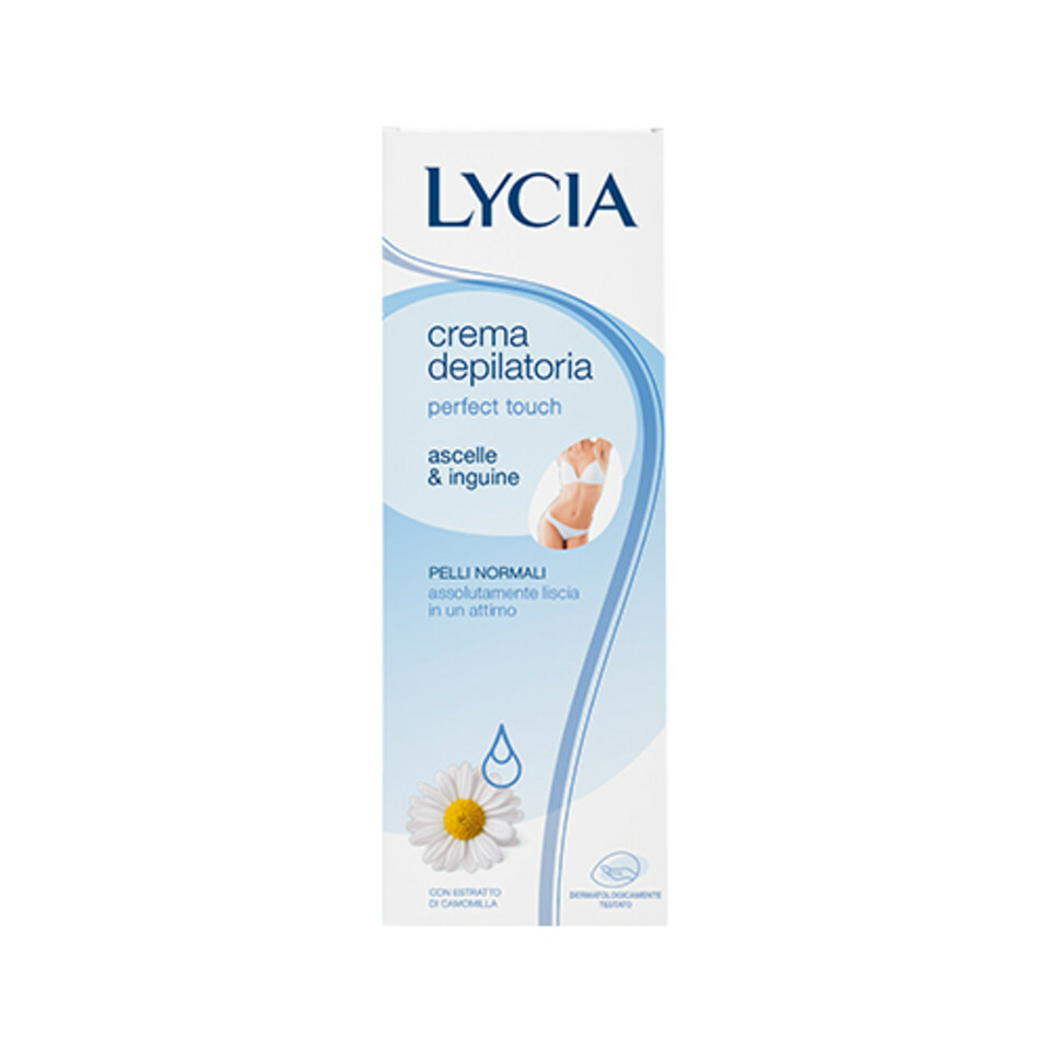 LYCIA CREMA DEPILATORIA PERFECT TOUCH ASCELLE E INGUINE - estratto di camomilla