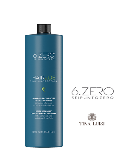 6.ZERO HAIRZOE Shampoo Preparatore Ristrutturante Ricostruttore 1000ml