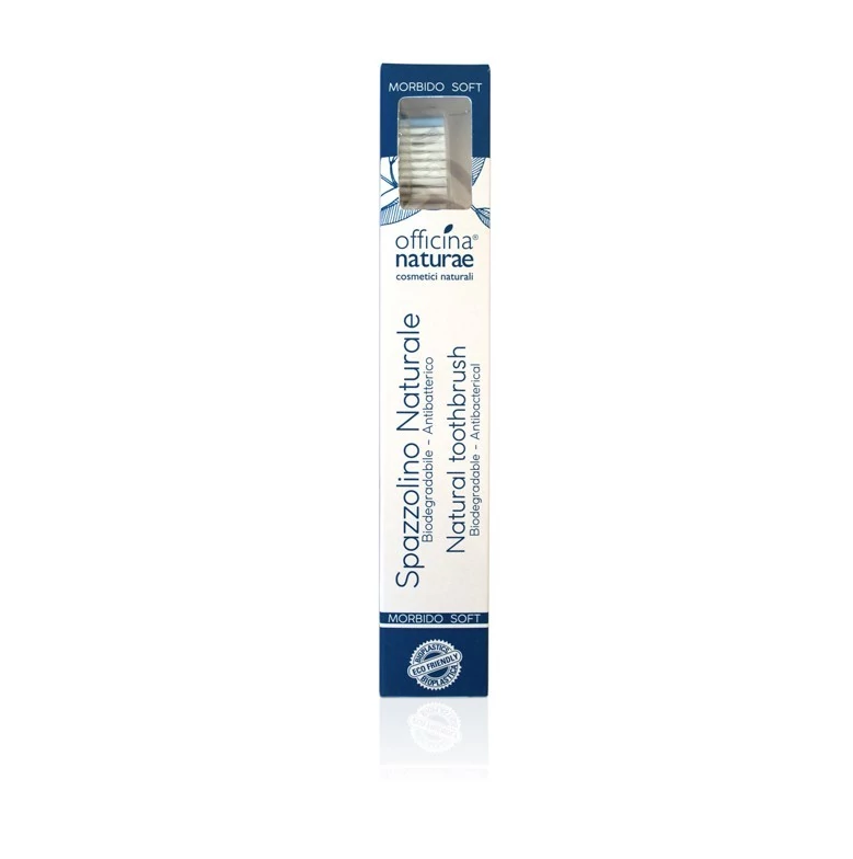 Officina Naturae Spazzolino AZZURRO Silver Eco-Sostenibile Bio Vegano