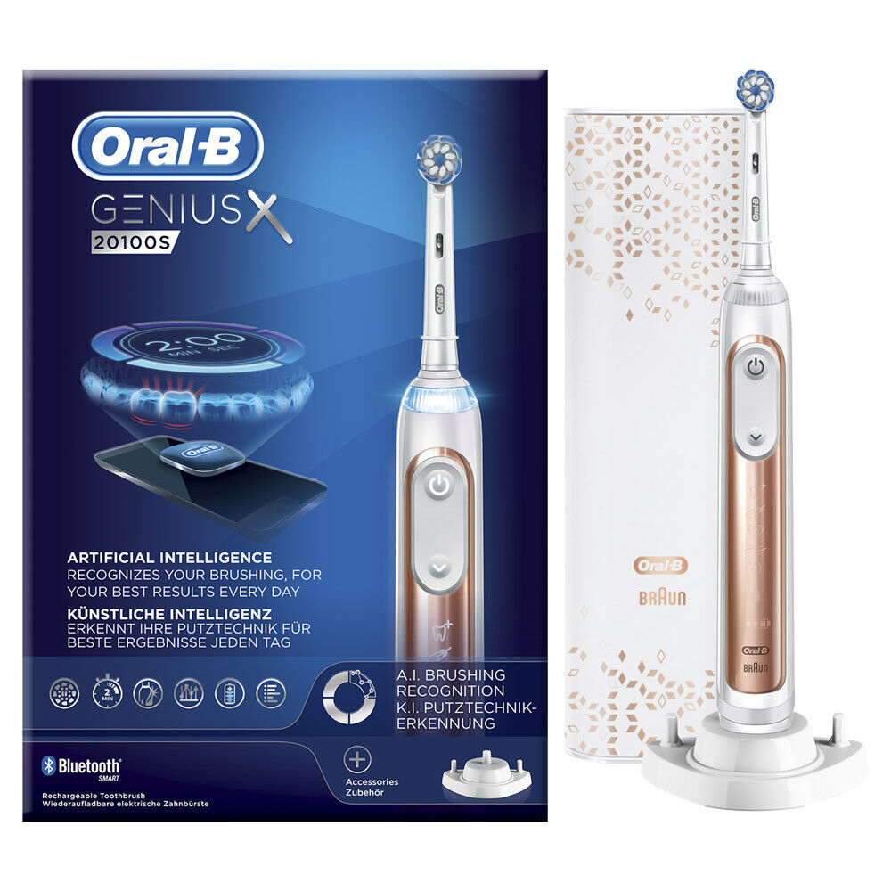 Oral-B® Genius X 20100S Spazzolino Elettrico Rose Gold