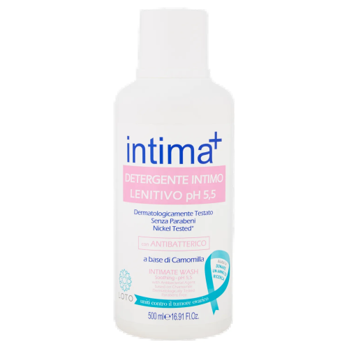 Intima+ Detergente Intimo Lenitivo Ph 5,5 500ml