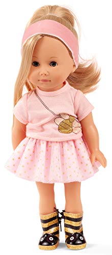 Götz 2013034 Just Like Me Mia As Bee Doll - 27 Cm Bambola Che Sta In Piedi Con Capelli Biondi E Occhi Azzurri Che Si Chiudono - Adatto Per Bambini Dai