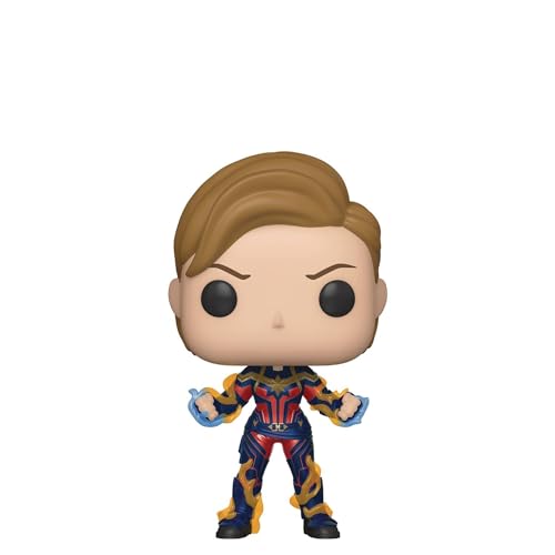 Funko Pop! Avengers Endgame-Captain Marvel With New Hair - Figura In Vinile Da Collezione - Idea Regalo - Merchandising Ufficiale - Giocattoli Per Bam