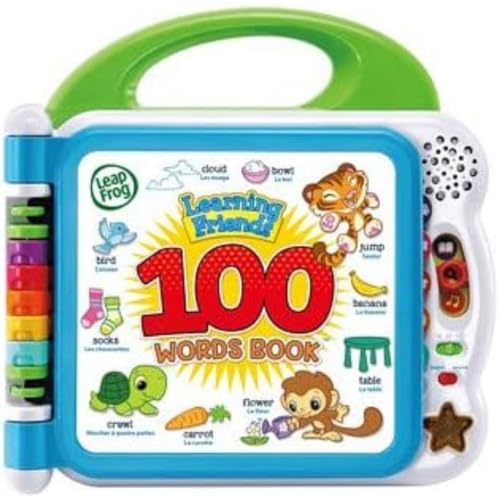 Leapfrog 601503 Learning Friends - 100 Parole Per Bambini, Educativo E Interattivo, Per Bambini E Ragazze Di Età Compresa Tra 1, 2, 3, 4 Anni, Multico