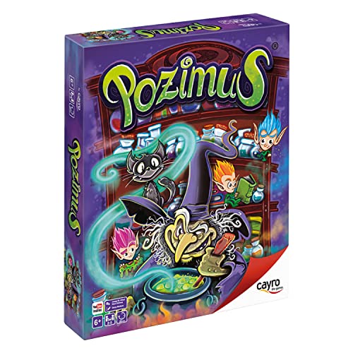 Cayro - Pozimus - + 6 Anni - Finisci Le Pozioni Prima Del Resto - Gioco Da Tavolo - Bambini E Adulti - Strategia, Logica E Memoria - Da 2 A 5 Giocator