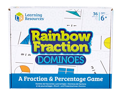 Learning Resources Domino Per Imparare Le Frazioni Rainbow Fraction