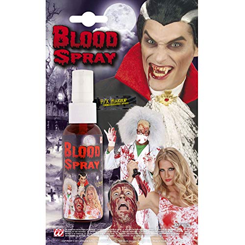 Widmann Milano Party Fashion Sangue Finto In Spray Per Adulti, Rosso, 48 Ml, 4027B