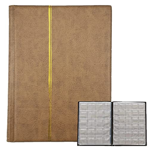 Album Della Collezione Di Monete, Album Per Monete Da 250 Tasche, Album Per Raccolta Monete 10 Pagine, Raccoglitore Per Collezione Di Monete, Portamon