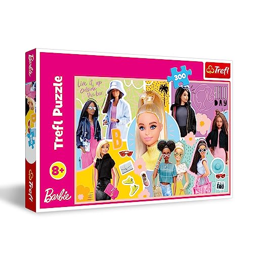Trefl- Barbie Puzzle, Multicolore, One Size, 23025