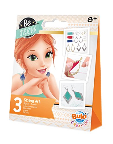 Buki France- Mode Be Teens String Art 3 Gioielli, Multicolore, Be304