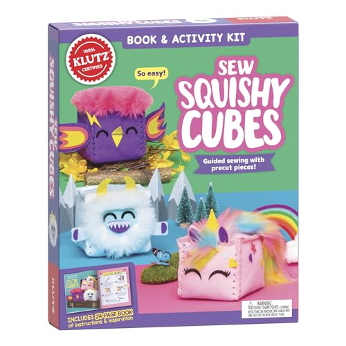 Sew Squishy Cubes (Klutz): Book & Activity Kit