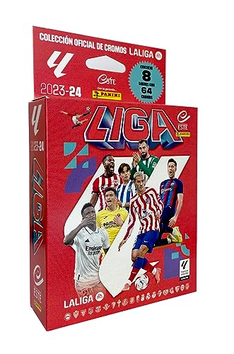 Liga Este -Ecoblister 8 Buste 2023-24, Colore Rosso (Panini Spagna, S.A 004660Kbe8)