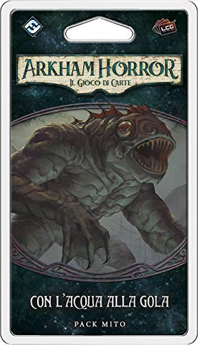 Asmodee - Arkham Horror Il Gioco Di Carte: Con L'Acqua Alla Gola - Espansione Gioco Di Carte, Edizione In Italiano