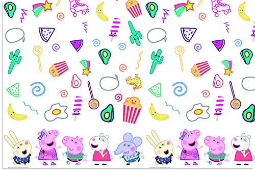 Procos Tovaglia Plastica Peppa Pig Messy Play (180X120 Cm)