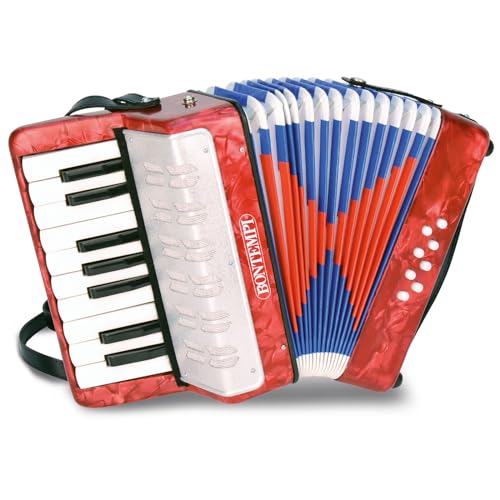 Bontempi | Harmonyaccordion - Fisarmonica A 17 Tasti Per Accordi Armoniosi E Melodie Avvincenti, 235X120X250 Mm