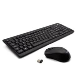 Nilox, Tastiera E Mouse Wireless, Dimensioni Compatte, Mouse 1000 Dpi, Tastiera Usb Con Layout Italiano, Tecnologia Wireless 2.4G, Ricevitore Nano, Pl