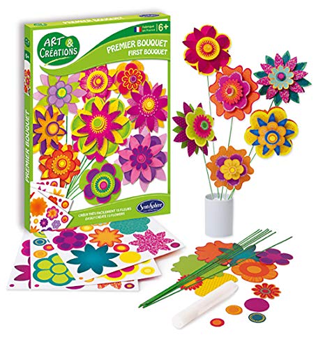 Sentosphère- First Bouquet Set Per Creare Mazzi Di Fiori, Multicolore, 3902000