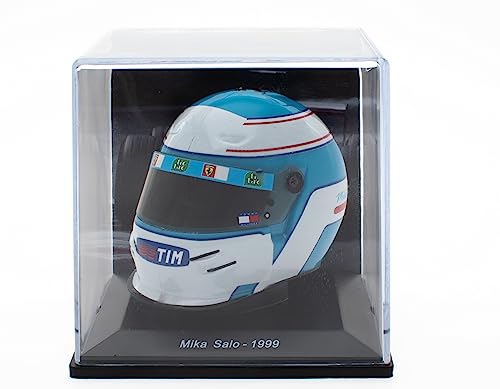 Opo 10 - Riproduzione In Scala 1/5 Del Casco Del Famoso Pilota Ferrari F1 Di Formula 1: Mika Salo - 1999 - Cas25