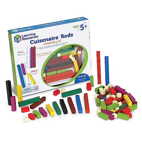 Learning Resources Set Introduttivo Di Barrette In Legno Cuisenaire