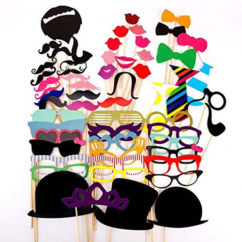 Jzk 58 Foto Booth Props Photo Booth Accessori Decorazioni Per Festa Matrimonio Compleanno Battesimo Laurea Natale Halloween Nascita Pasqua Capodanno C