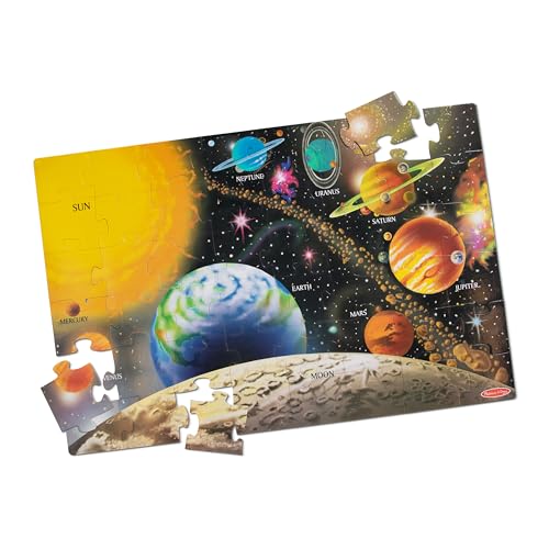 Melissa & Doug - Maxi Puzzle Da Pavimento Sistema Solare | Imparare I Pianeti | Gioco Educativo | 3+ | Regalo Bambini Bambine