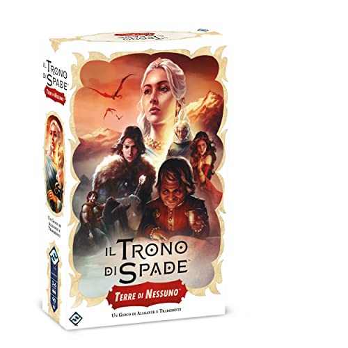 Asmodee - Il Trono Di Spade: Terre Di Nessuno - Gioco Da Tavolo Di Alleanze E Tradimenti, 3-6 Giocatori, 14+ Anni, Edizione In Italiano