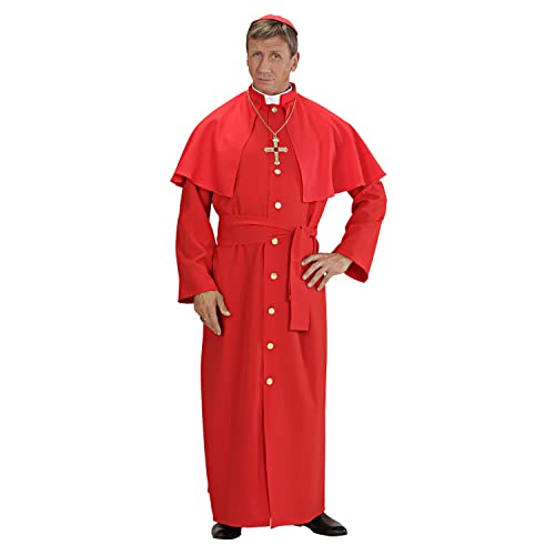 "Red Cardinal" (Robe, Tippet, Belt, Skull Cap) - (Xl)