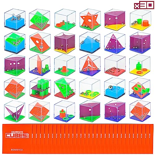 Bonnyco Cubi Rompicapo Bambini Gadget Compleanno Bambini Pack 30 Regalini Fine Festa Compleanno Gadget Compleanno Bambina Bambino Regalini Compleanno 