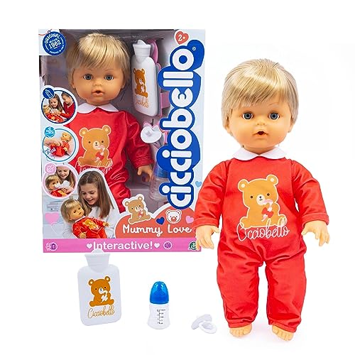 Cicciobello Mummy Love, Bambola Interattiva Da 42 Cm Con Funzioni Realistiche Di Coliche E Fame, Giochi Bambini 2 Anni, Accessori Inclusi, Ciuccio, Bi