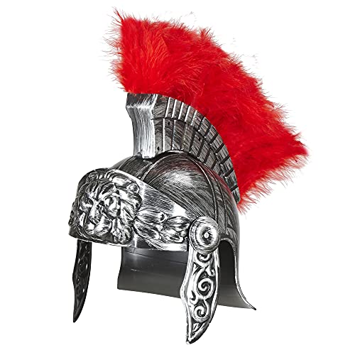 "Antiquated Silver Roman Helmet" -
