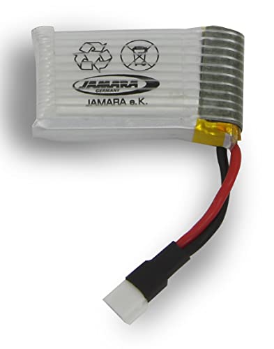 Jamara Ax8 Lipo 3,7 V 300 Mah 1,11 Wh, Potente Batteria Ricaricabile, Alto Contenuto Di Energia Con Bassa Autoscarica, Colore Bianco, 423193