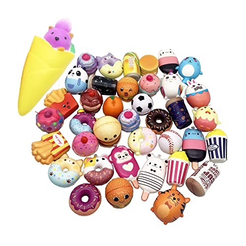 30 Random Squishy Antistress Kawaii Scuisci Piccoli Spremere Giocattolo Squisci Stress Relief Anti Originali Animales 30 Assortiti Slow Rising Gadgets