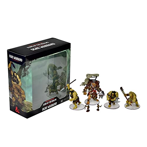 D&D Icons Of The Realms Pre-Painted Miniatures Ogre Warband