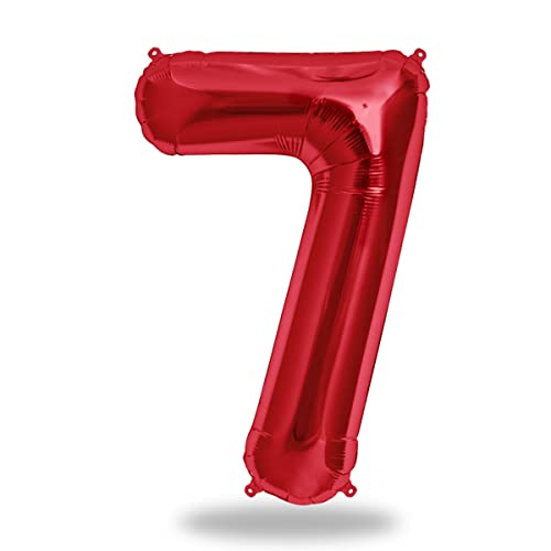Funxgo Palloncino Numero Rosso - Palloncini Compleanno Anni - Palloncino Anni Compleanno - Decorazioni Compleanno - Feste Decorazione Di Compleanno Pa