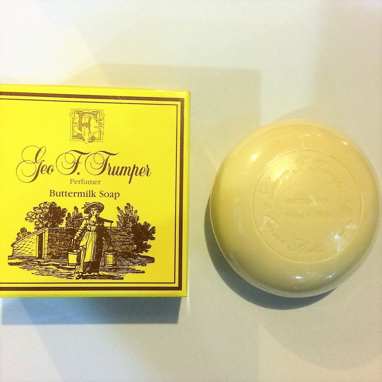 GEO F. TRUMPER PERFUMER BUTTERMILK SOAP 150 G SAPONE UK VINTAGE