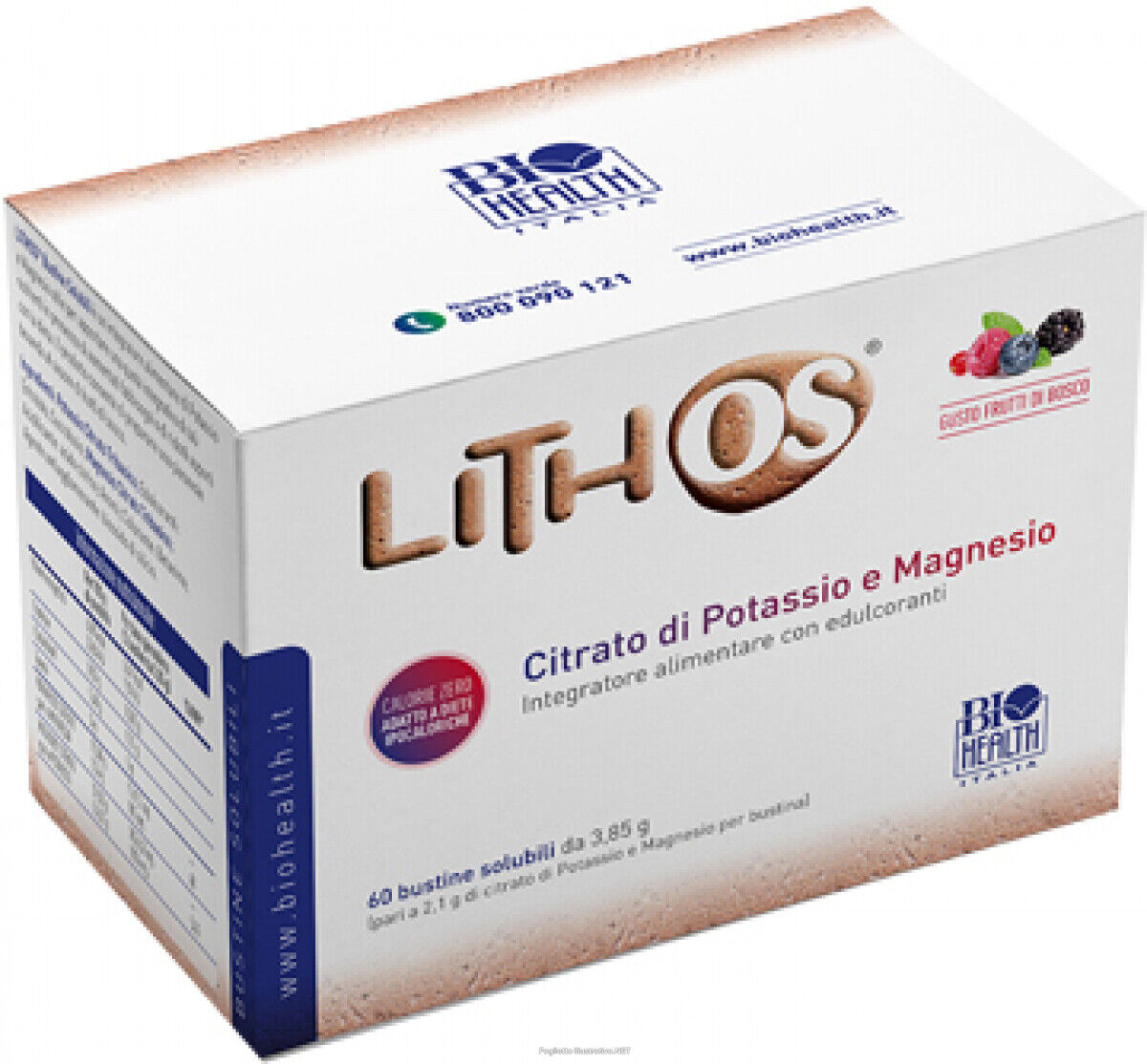 LITHOS 60 BUSTINE INTEGRATORE CITRATO MAGNESIO E POTASSIO - BIHEALTH