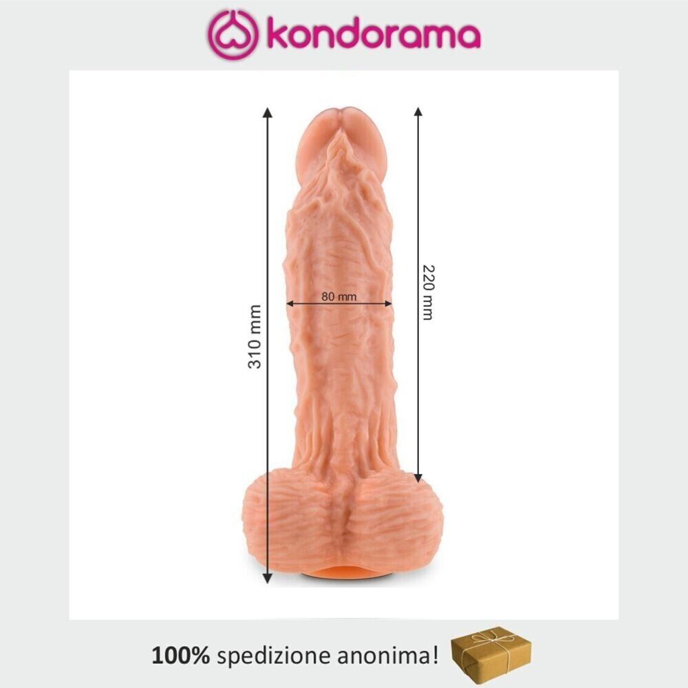Mr. Cock dildo fallo realistico pene anale vaginale ventosa testicoli gigante 31