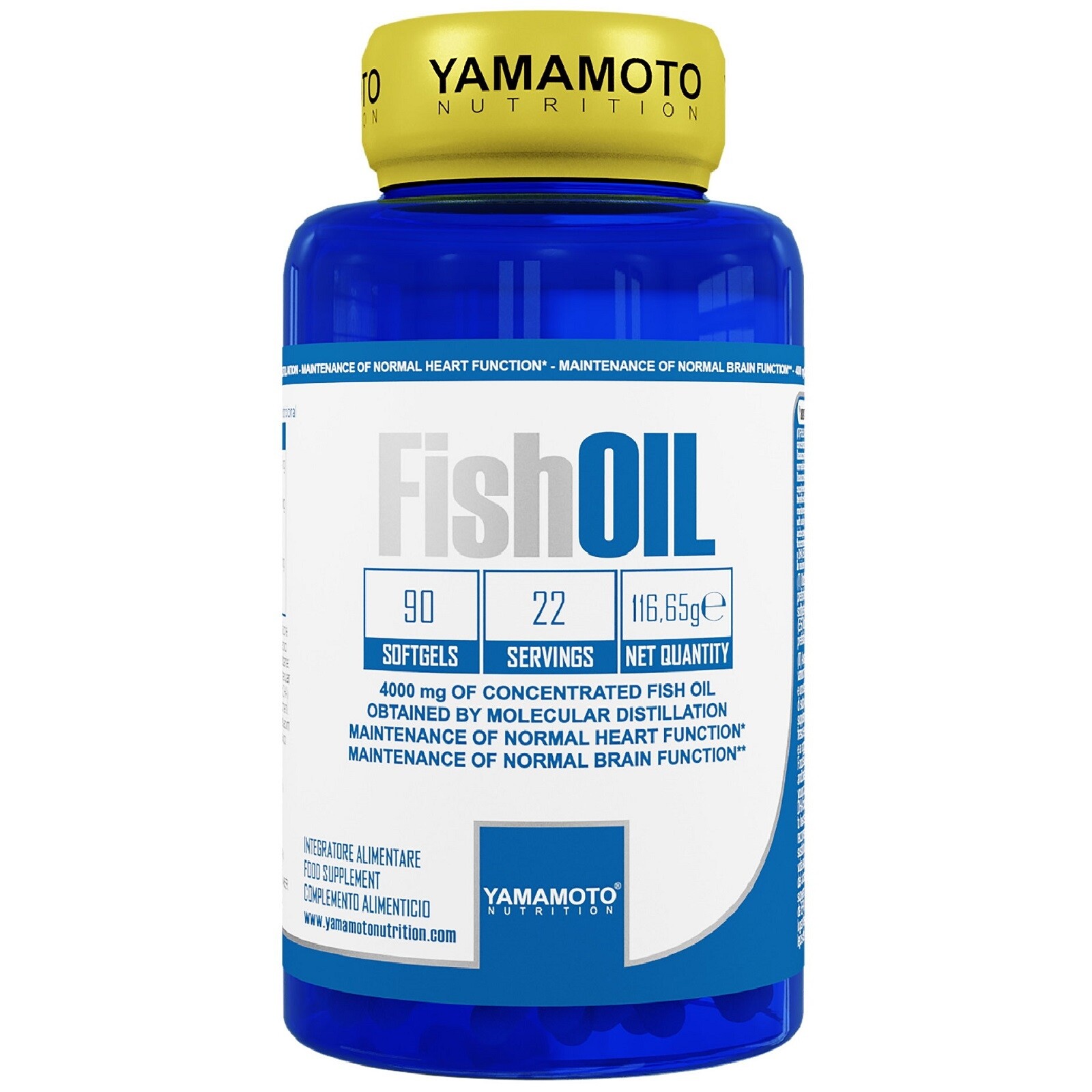 Fish OIL di YAMAMOTO NUTRITION - 90 softgel omega 3 EPA DHA