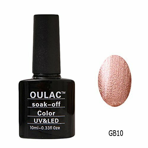 Oulac LED UV del Gel del chiodo risolvibile - GB10, 1 Pack (1 x 10 ml) (X4u)