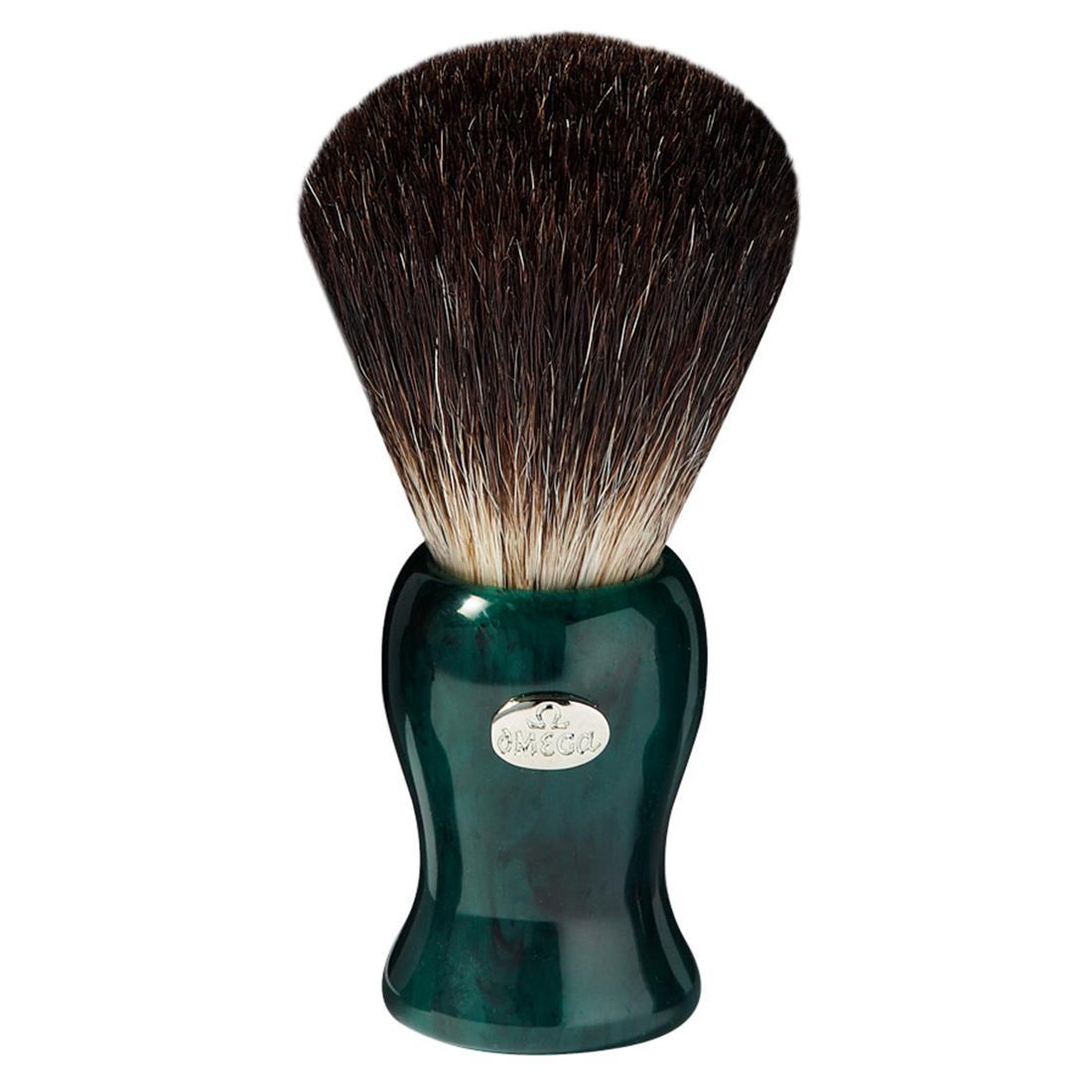 PENNELLO DA BARBA TASSO GARANTITO 6218 OMEGA SHAVING BRUSH MADE ITALY
