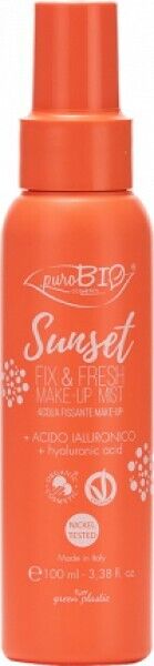Sunset fix & fresh make-up mist - purobio cosmetics