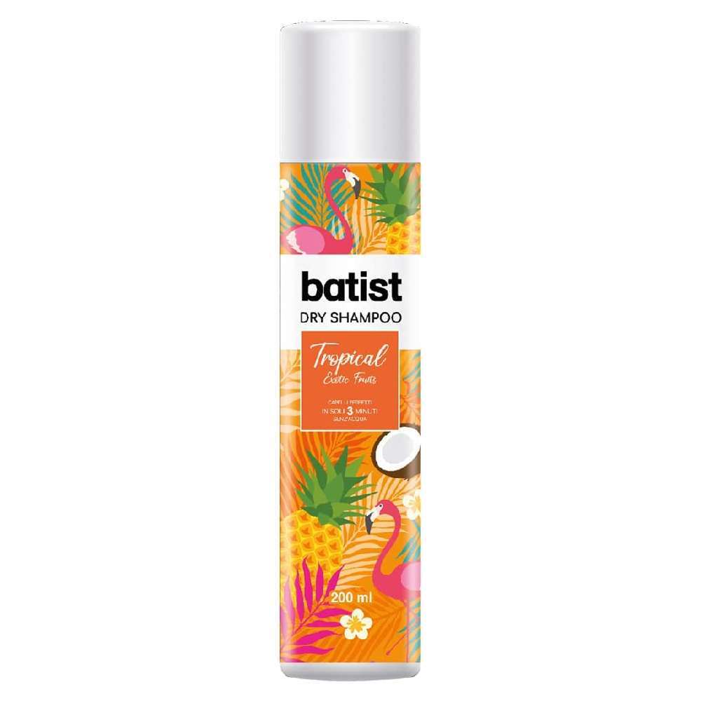Shampoo A Secco Per Capelli Profumato Tropical Exotic Fruits Batist Dry 200ml