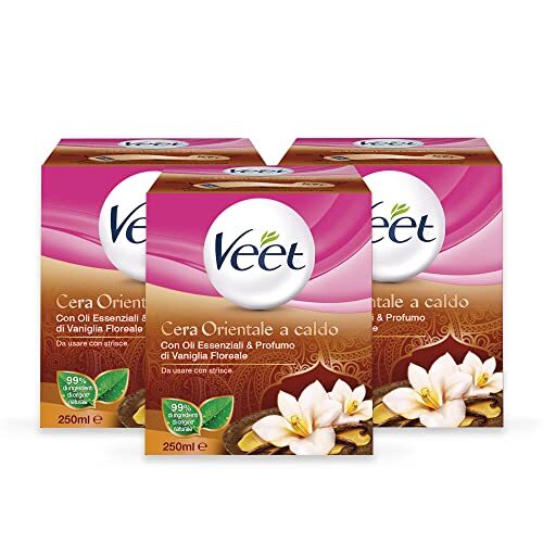 x3 Veet Cera Depilatoria Orientale a Caldo