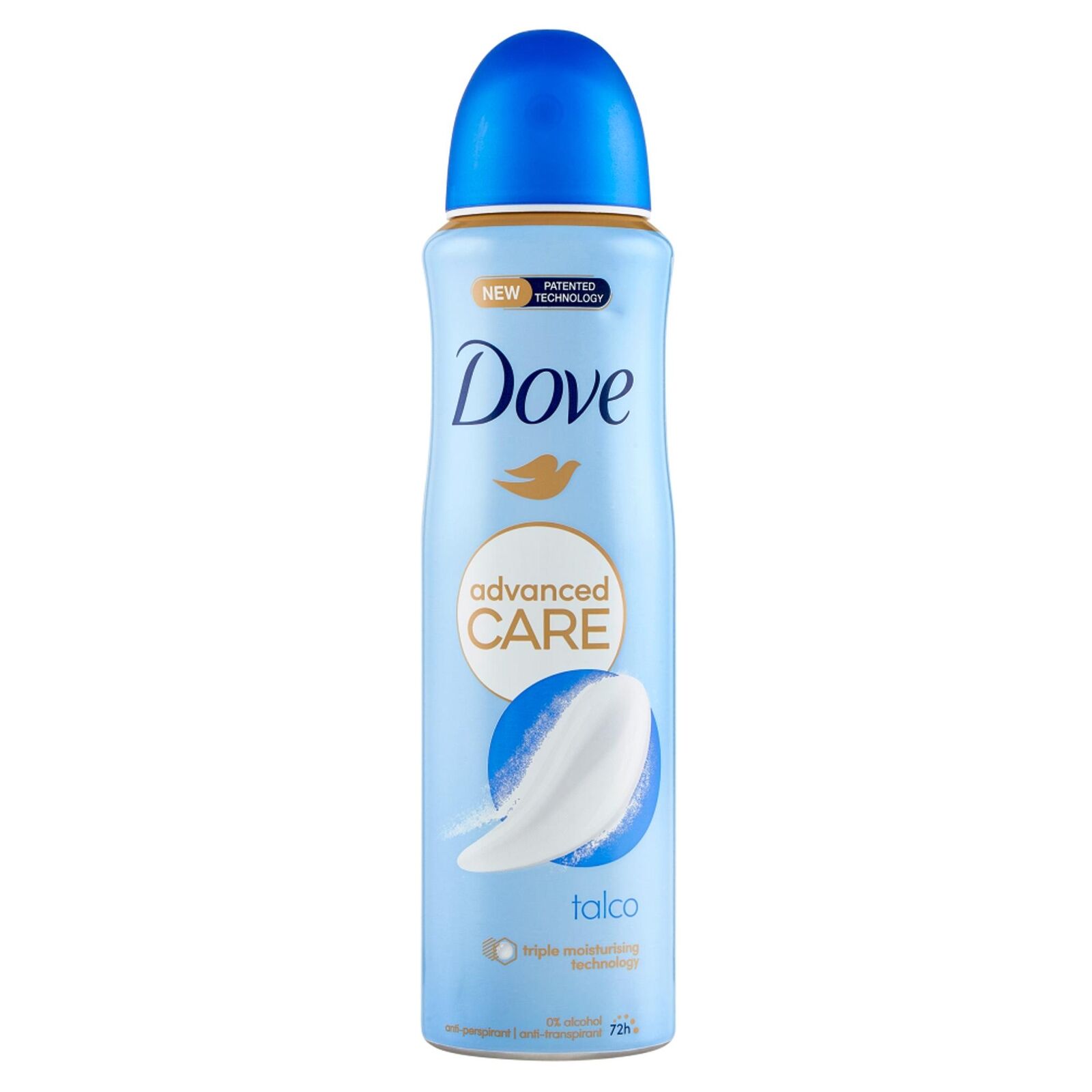 DOVE DEODORANTE CORPO SPRAY ADVANCED CARE TALCO - 150ML